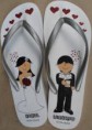 Chinelos para eventos e festas tipo havaianas